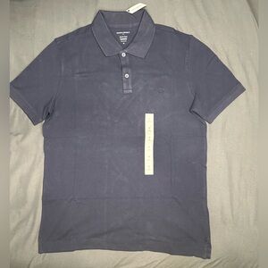 Men’s Polo Shirt— Classic Short Sleeve, Size M